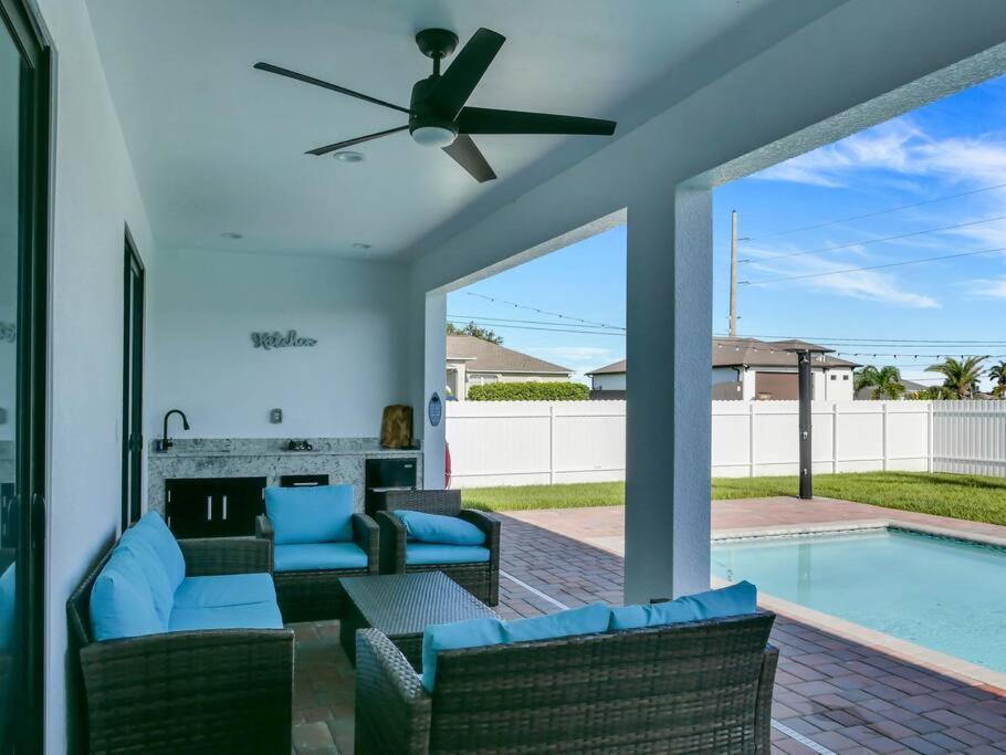 Casa Sevilla, Heated Pool, Sleeps 9, 4B3B Cape Coral Extérieur photo