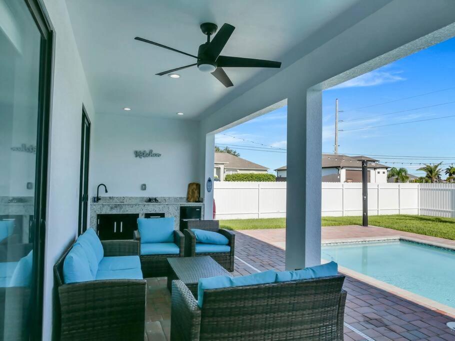 Casa Sevilla, Heated Pool, Sleeps 9, 4B3B Cape Coral Extérieur photo